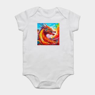 Chinese New Year 2024 Year of the Dragon Lunar New Year Happy New Year 2024 Baby Bodysuit